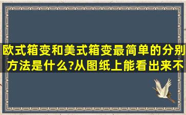 欧式箱变和美式箱变,最简单的分别方法是什么?从图纸上能看出来不?...