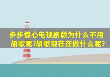 步步惊心电视剧版为什么不用胡歌呢?胡歌现在在做什么呢?