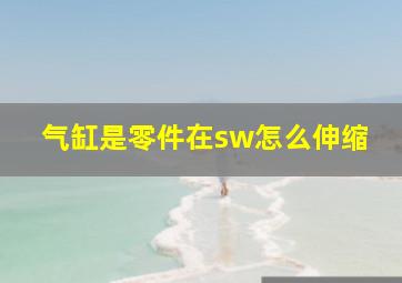 气缸是零件在sw怎么伸缩