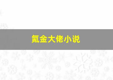 氪金大佬小说