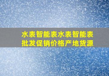 水表智能表水表智能表批发、促销价格、产地货源