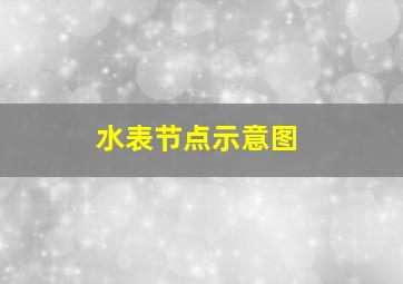 水表节点示意图