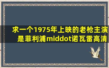 求一个1975年上映的《老枪》,主演是菲利浦·诺瓦雷,高清视频在线观看