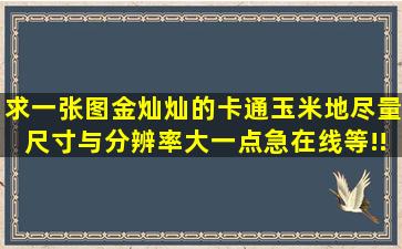 求一张图,金灿灿的卡通玉米地,尽量尺寸与分辨率大一点,急,在线等!!