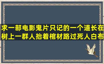 求一部电影鬼片,只记的一个道长在树上,一群人抬着棺材路过,死人白布...