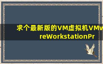 求个最新版的VM虚拟机VMwareWorkstationPro15破解版本下载了