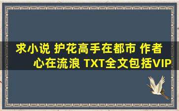 求小说 护花高手在都市 作者 心在流浪 TXT全文包括VIP章节的 有的传...