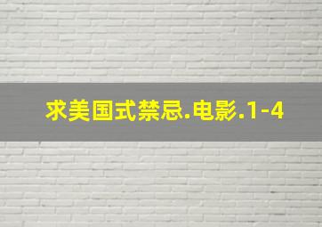 求美国式禁忌.电影.1-4