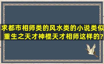 求都市相师类的,风水类的小说,类似重生之天才神棍,天才相师这样的?