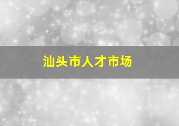 汕头市人才市场