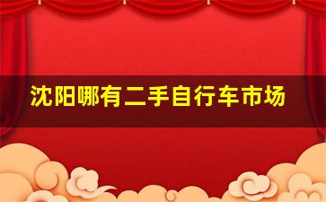 沈阳哪有二手自行车市场。