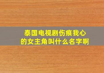 泰国电视剧伤痕我心的女主角叫什么名字啊