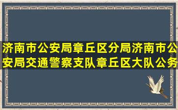 济南市公安局章丘区分局济南市公安局交通警察支队章丘区大队公务...