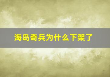 海岛奇兵为什么下架了