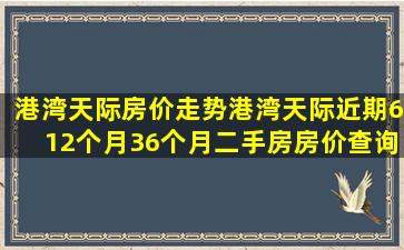 港湾天际房价走势,港湾天际近期6、12个月、36个月二手房房价查询...