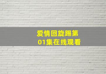 爱情回旋踢第01集在线观看