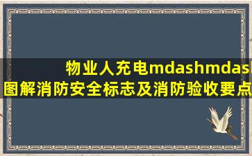 物业人充电——图解消防安全标志及消防验收要点 