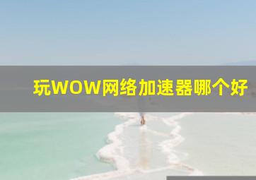 玩WOW网络加速器哪个好