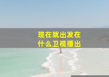 现在就出发在什么卫视播出