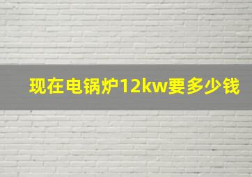 现在电锅炉12kw要多少钱