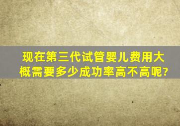 现在第三代试管婴儿费用大概需要多少,成功率高不高呢?