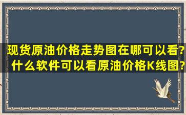 现货原油价格走势图在哪可以看?什么软件可以看原油价格K线图?