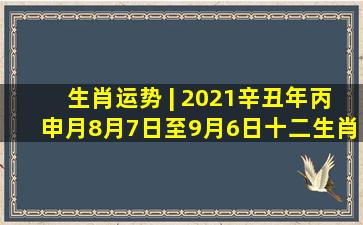 生肖运势 | 2021辛丑年丙申月(8月7日至9月6日)十二生肖运势