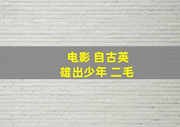 电影 自古英雄出少年 二毛