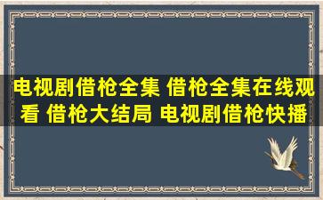 电视剧借枪全集 借枪全集在线观看 借枪大结局 电视剧借枪快播下载