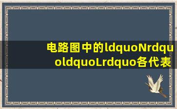 电路图中的“N”“L”各代表什么意思?