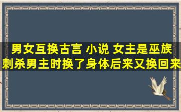 男女互换古言 小说 女主是巫族,刺杀男主时换了身体,后来又换回来了