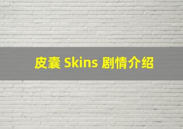 皮囊 Skins 剧情介绍