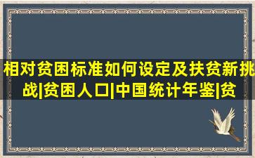 相对贫困标准如何设定及扶贫新挑战|贫困人口|中国统计年鉴|贫困线...