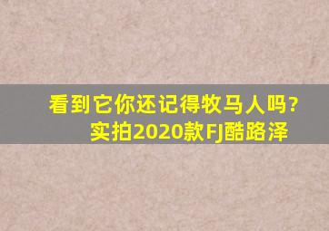 看到它你还记得牧马人吗?实拍2020款FJ酷路泽