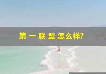 第 一 联 盟 怎么样?