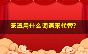 笼罩用什么词语来代替?