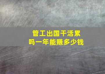 管工出国干活累吗,一年能赚多少钱