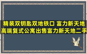 精装双钥匙双地铁口 富力新天地高端复式公寓出售,富力新天地二手...