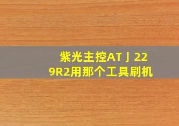 紫光主控AT亅229R2用那个工具刷机