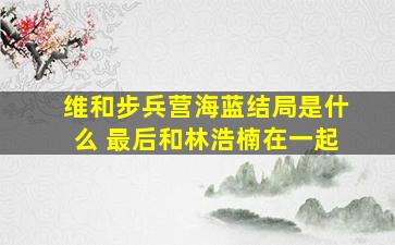 维和步兵营海蓝结局是什么 最后和林浩楠在一起