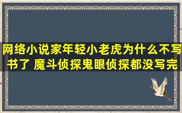 网络小说家年轻小老虎为什么不写书了 魔斗侦探,鬼眼侦探都没写完