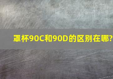 罩杯90C和90D的区别在哪?