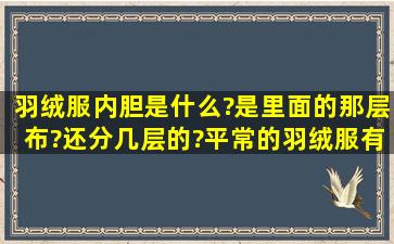 羽绒服内胆是什么?是里面的那层布?还分几层的?平常的羽绒服有没有...