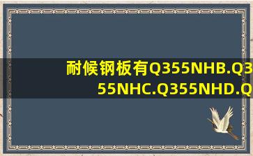 耐候钢板有Q355NHB.Q355NHC.Q355NHD.Q355NE执行标准和使用范围