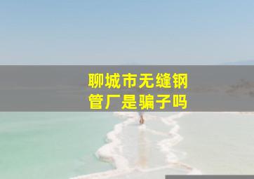 聊城市无缝钢管厂是骗子吗