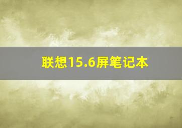 联想15.6屏笔记本