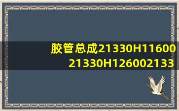 胶管总成21330H11600;21330H12600;21330H13600中的H11、H12、