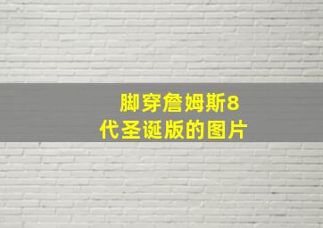 脚穿詹姆斯8代圣诞版的图片