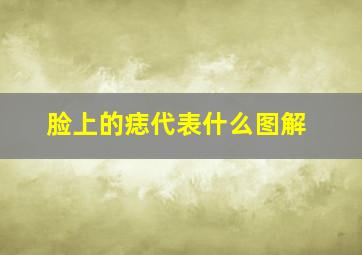 脸上的痣代表什么图解