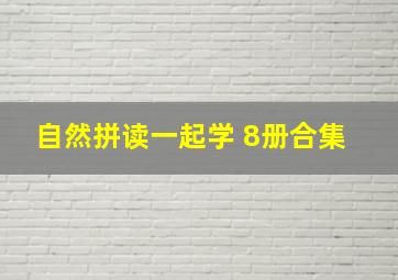 自然拼读一起学 8册合集 